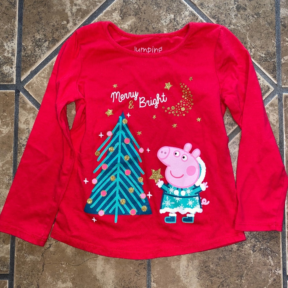 jumping beans Peppa the Pig Christmas Shirt